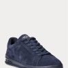 Navy Miesten Ralph Lauren Heritage Court II Suede -lenkkarit