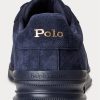 Navy Miesten Ralph Lauren Heritage Court II Suede -lenkkarit