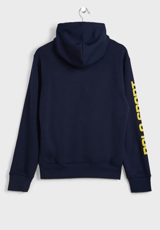 Navy miesten Ralph Lauren -logohihainen huppari
