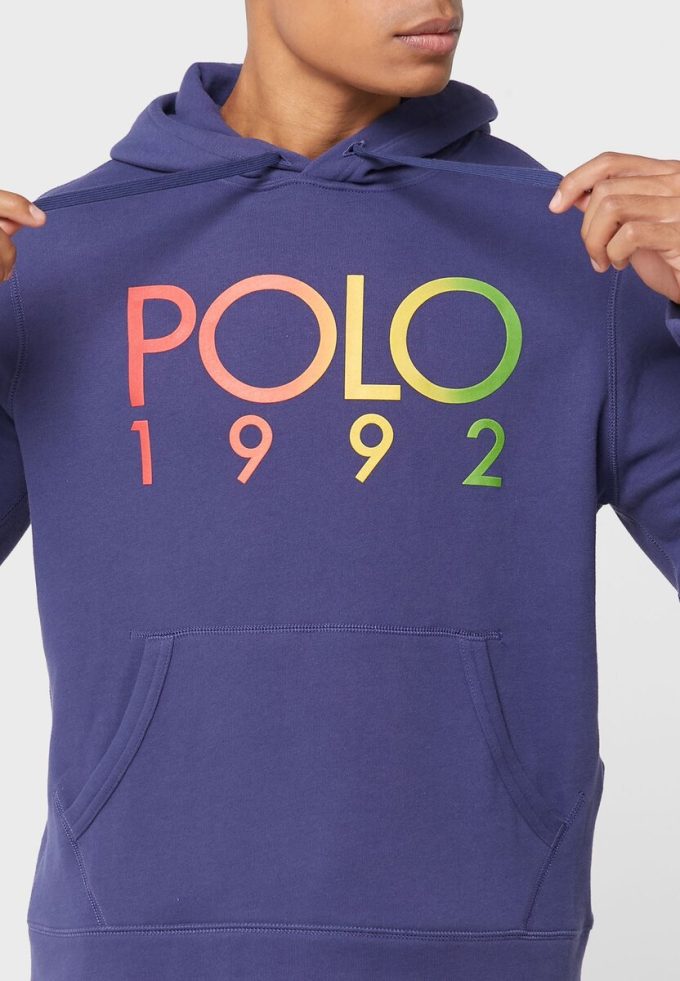 Navy miesten Ralph Lauren -logohuppari