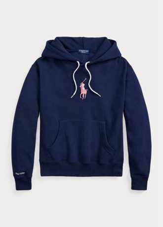 Navy Miesten Ralph Lauren Pink PonyPink Pony Fleece-huppari