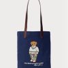 Navy Miesten Ralph Lauren Polo Bear Twill Crossbody laukut