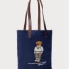 Navy Miesten Ralph Lauren Polo Bear Twill Crossbody laukut