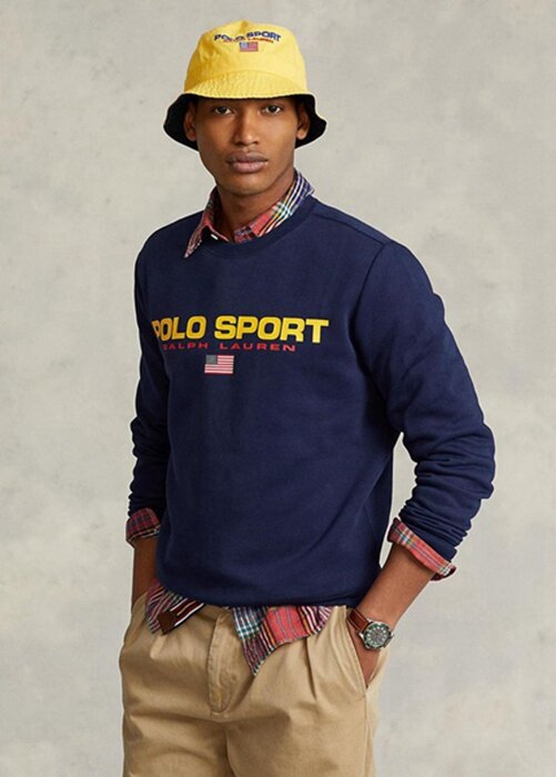 Navy Miesten Ralph Lauren Polo Sport Fleece-huppari Navy Miesten Ralph Lauren Polo Sport Fleece-huppari