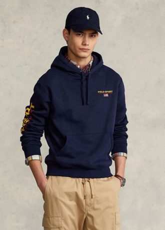 Navy miesten Ralph Lauren Polo Sport fleecehuppari