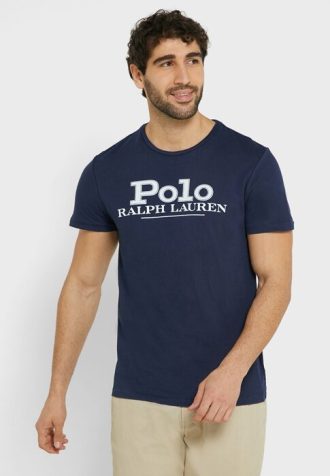 Navy Miesten Ralph Lauren Rintalogo T-paidat