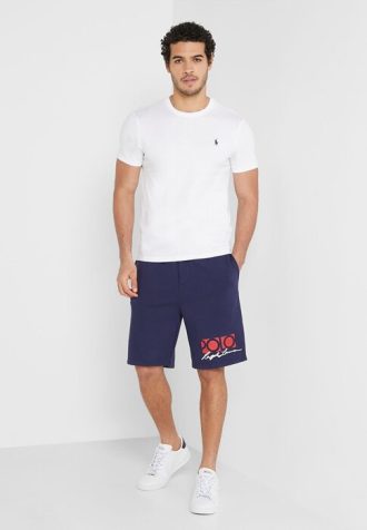 Navy miesten Ralph Lauren Signature -logohousut