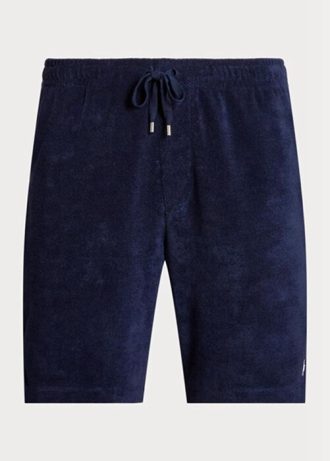 Navy miesten Ralph Lauren Terry kiristysshortsit