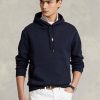 Navy miesten Ralph Lauren tuplaneulottu huppari Navy miesten Ralph Lauren tuplaneulottu huppari