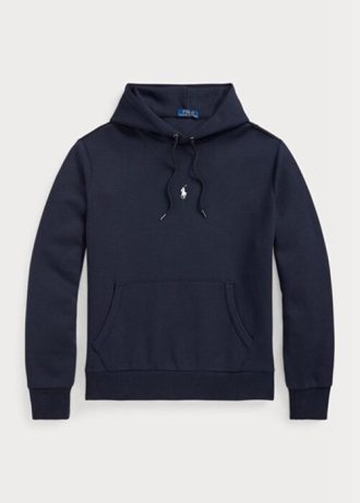 Navy miesten Ralph Lauren tuplaneulottu huppari