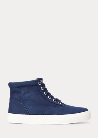 Navy naisten Ralph Lauren Bryn korkeat tennarit Navy naisten Ralph Lauren Bryn korkeat tennarit
