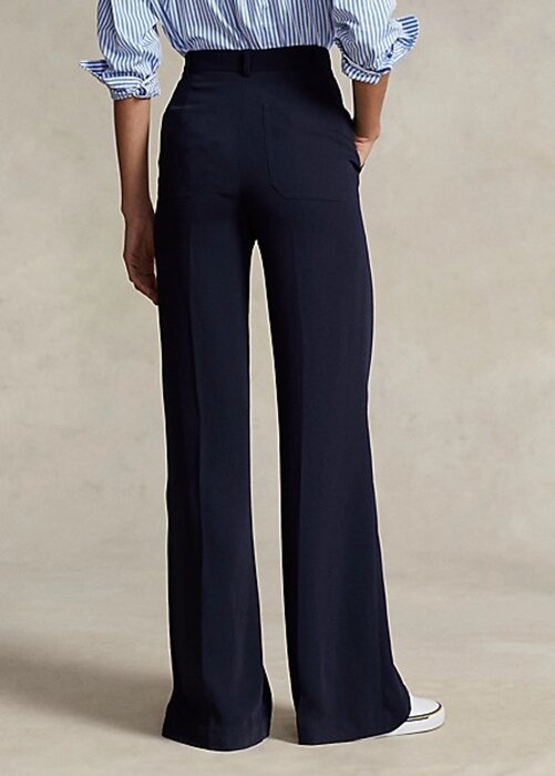 Navy naisten Ralph Lauren Cady leveälahkeiset housut Navy naisten Ralph Lauren Cady leveälahkeiset housut