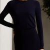 Navy naisten Ralph Lauren Cashmere Crewneck -neulepuserot Navy naisten Ralph Lauren Cashmere Crewneck -neulepuserot