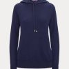 Navy naisten Ralph Lauren Cashmere -huppari Navy naisten Ralph Lauren Cashmere -huppari
