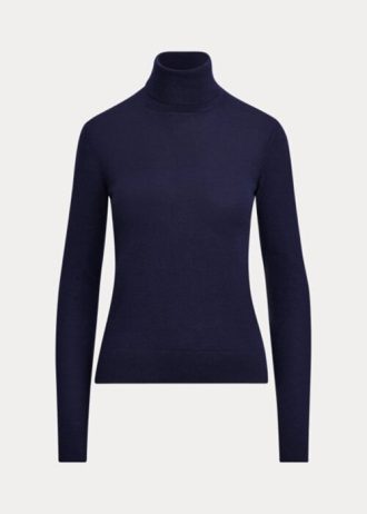 Navy naisten Ralph Lauren Cashmere villapaita Navy naisten Ralph Lauren Cashmere villapaita