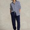 Navy naisten Ralph Lauren Fleece Athletics housut Navy naisten Ralph Lauren Fleece Athletics housut