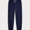 Navy naisten Ralph Lauren Fleece Athletics housut Navy naisten Ralph Lauren Fleece Athletics housut