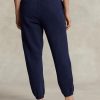 Navy naisten Ralph Lauren Fleece Athletics housut Navy naisten Ralph Lauren Fleece Athletics housut