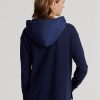 Navy naisten Ralph Lauren GolfLogo Hybrid Jersey -huppari