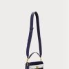 Navy naisten Ralph Lauren nahkaiset pienet Tayler Crossbody laukut Navy naisten Ralph Lauren nahkaiset pienet Tayler Crossbody laukut
