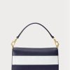 Navy naisten Ralph Lauren nahkaiset pienet Tayler Crossbody laukut Navy naisten Ralph Lauren nahkaiset pienet Tayler Crossbody laukut