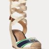 Navy naisten Ralph Lauren Paislee Canvas Espadrille Navy naisten Ralph Lauren Paislee Canvas Espadrille