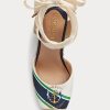 Navy naisten Ralph Lauren Paislee Canvas Espadrille Navy naisten Ralph Lauren Paislee Canvas Espadrille