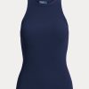 Navy naisten Ralph Lauren -puuvillatankit Navy naisten Ralph Lauren -puuvillatankit