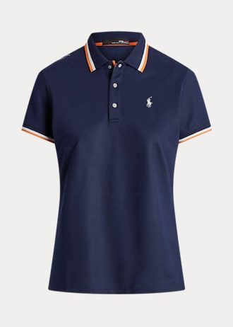 Navy naisten Ralph Lauren Räätälöity Fit Jersey poolopaidat