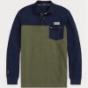 Oliivi miesten Ralph Lauren Classic Fit Utility poolopaidat Oliivi miesten Ralph Lauren Classic Fit Utility poolopaidat