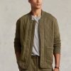 Oliivinväriset miesten Ralph Lauren tikatut luksustakit