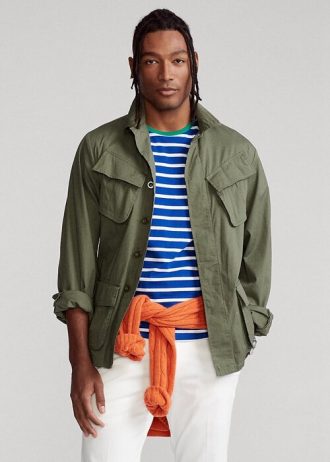 Olive miesten Ralph Lauren Stretch Ripstop Utility -pukutakit