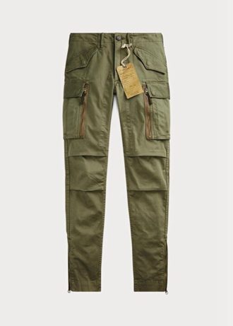 Olive naisten Ralph Lauren Stretch Skinny Cargo -housut Olive naisten Ralph Lauren Stretch Skinny Cargo -housut