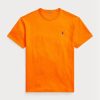 Oranssi miesten Ralph Lauren Classic Fit Heavyweight Jersey T-paidat Oranssi miesten Ralph Lauren Classic Fit Heavyweight Jersey T-paidat
