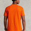 Oranssi miesten Ralph Lauren Classic Fit Heavyweight Jersey T-paidat Oranssi miesten Ralph Lauren Classic Fit Heavyweight Jersey T-paidat
