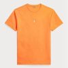Oranssi miesten Ralph Lauren Custom Slim Fit Crewneck T-paidat Oranssi miesten Ralph Lauren Custom Slim Fit Crewneck T-paidat