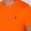 Oranssi miesten Ralph Lauren Essential Crew Neck T-paidat Oranssi miesten Ralph Lauren Essential Crew Neck T-paidat