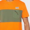 Oranssi miesten Ralph Lauren Logo Crew Neck T-paidat Oranssi miesten Ralph Lauren Logo Crew Neck T-paidat
