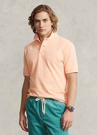 Oranssi miesten Ralph Lauren RL Origin poolopaidat Oranssi miesten Ralph Lauren RL Origin poolopaidat