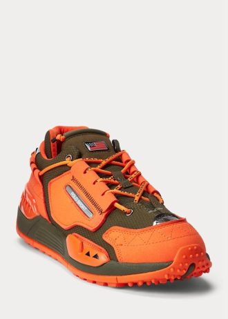 Oranssit miesten Ralph Lauren PS200 tennarit