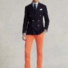 Oranssit miesten Ralph Lauren Stretch Slim Fit Chino -housut Oranssit miesten Ralph Lauren Stretch Slim Fit Chino -housut