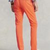 Oranssit miesten Ralph Lauren Stretch Slim Fit Chino -housut Oranssit miesten Ralph Lauren Stretch Slim Fit Chino -housut