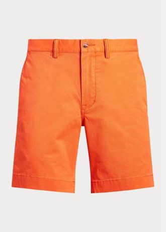 Oranssit miesten Ralph Lauren Stretch Straight Fit chino shortsit