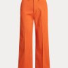 Oranssit naisten Ralph Lauren Chino -leveälahkeiset housut Oranssit naisten Ralph Lauren Chino -leveälahkeiset housut