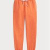 Oranssit naisten Ralph Lauren Fleece Athletics -housut Oranssit naisten Ralph Lauren Fleece Athletics -housut