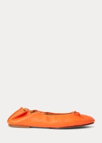 Oranssit naisten Ralph Lauren Poni-balettikengät