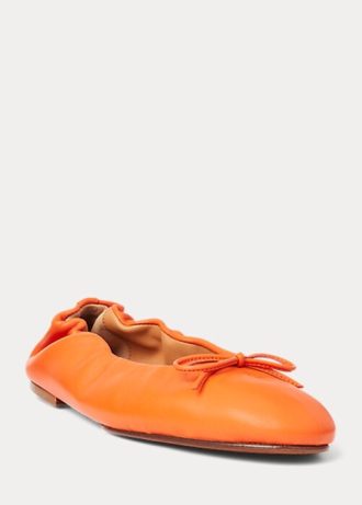 Oranssit naisten Ralph Lauren Poni-balettikengät