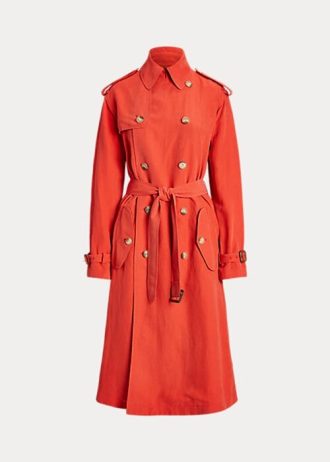 Oranssit naisten Ralph Lauren silkkisekoitetut takit