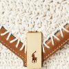 Pergamentti Cream Naisten Ralph Lauren Polo ID Virkattu kirjekuori ketju Crossbody Laukut Pergamentti Cream Naisten Ralph Lauren Polo ID Virkattu kirjekuori ketju Crossbody Laukut
