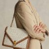 Pergamentti Cream Naisten Ralph Lauren Polo ID Virkattu kirjekuori ketju Crossbody Laukut Pergamentti Cream Naisten Ralph Lauren Polo ID Virkattu kirjekuori ketju Crossbody Laukut